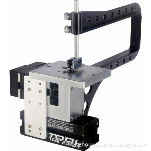 Big Power 60W Electroplated Mini Metal Bow-Arm Jigsaw cutting machine for DIY woodworking model